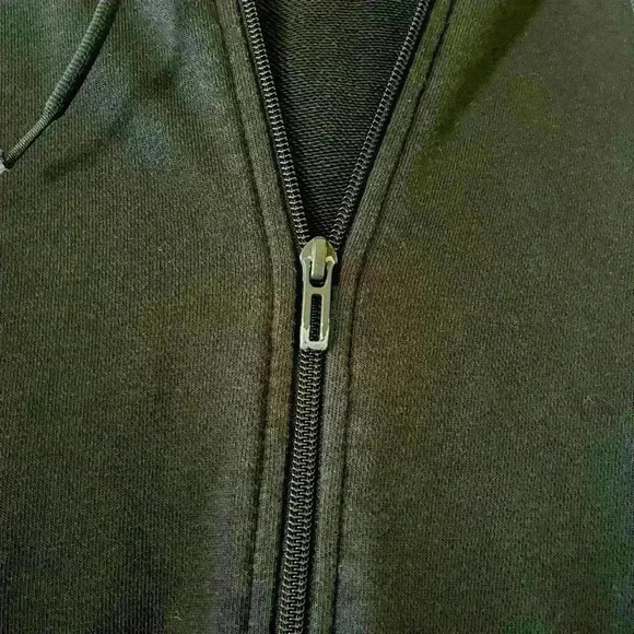 Men’s Adidas Hoodie Sweatshirt with Logo on Sleeves Men Size Medium - Picture 3 of 12